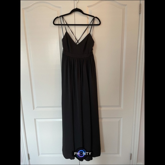 J. Crew Black Maxi Size 0 - Picture 1 of 8